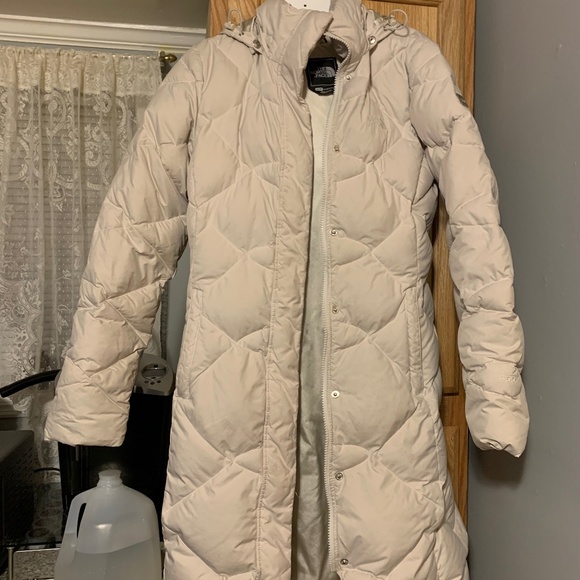 Beige Puffer Jacket Xsmall 